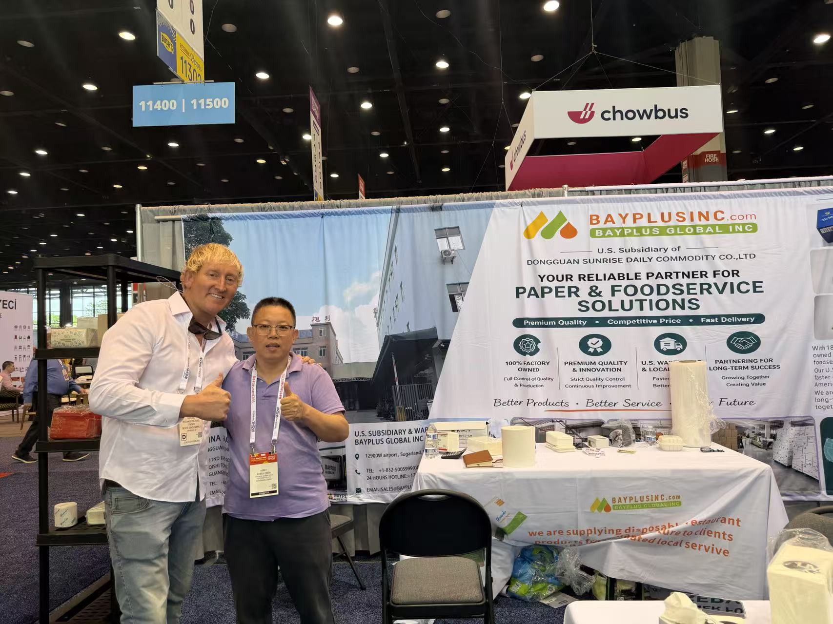BAYPLUS team at the National Restaurant Association Show